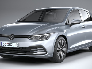 Volkswagen Golf LIFE 2023 3Dモデル