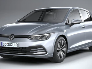 Volkswagen Golf LIFE 2023 3D Model