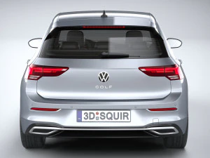 Volkswagen Golf LIFE 2023 3D Model