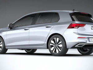 Volkswagen Golf LIFE 2023 3D Model