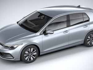 Volkswagen Golf LIFE 2023 3Dモデル