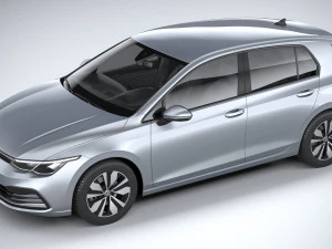 Volkswagen Golf LIFE 2023 3D Model