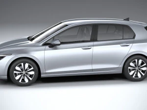 Volkswagen Golf LIFE 2023 3D Model