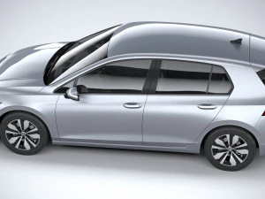 Volkswagen Golf LIFE 2023 3D Model