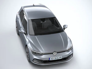 Volkswagen Golf LIFE 2023 3D Model