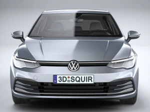 Volkswagen Golf LIFE 2023 3D Model
