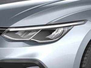 Volkswagen Golf LIFE 2023 3D Model