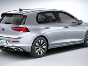 Volkswagen Golf LIFE 2023 3D Model