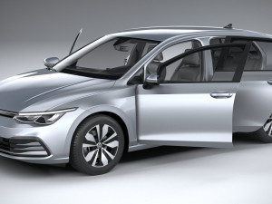 Volkswagen Golf LIFE 2023 3Dモデル