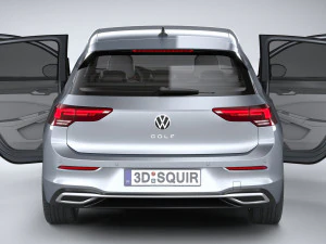 Volkswagen Golf LIFE 2023 3D Model