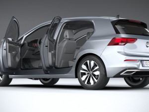 Volkswagen Golf LIFE 2023 3Dモデル