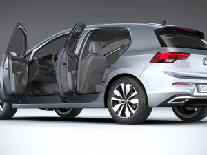 Volkswagen Golf LIFE 2023 3D Model