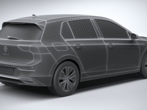 Volkswagen Golf LIFE 2023 3Dモデル