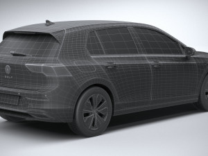 Volkswagen Golf LIFE 2023 3Dモデル