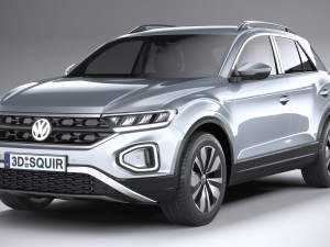 Volkswagen T-Roc LIFE 2023 3D मॉडल