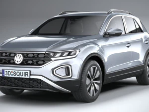 Volkswagen T-Roc LIFE 2023 3D Model