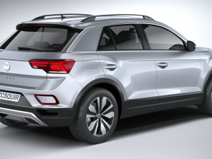Volkswagen T-Roc LIFE 2023 3D मॉडल