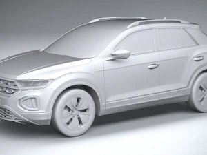 Volkswagen T-Roc LIFE 2023 3D Model