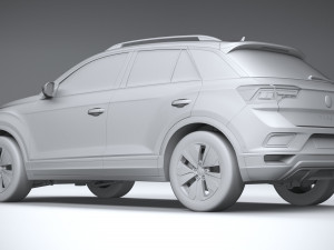 Volkswagen T-Roc LIFE 2023 3D मॉडल