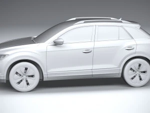 Volkswagen T-Roc LIFE 2023 3D Model