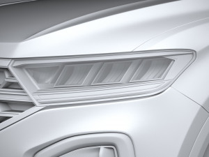 Volkswagen T-Roc LIFE 2023 3D मॉडल