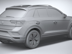 Volkswagen T-Roc LIFE 2023 3D मॉडल
