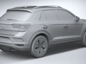 Volkswagen T-Roc LIFE 2023 3D Model