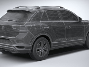 Volkswagen T-Roc LIFE 2023 3D मॉडल