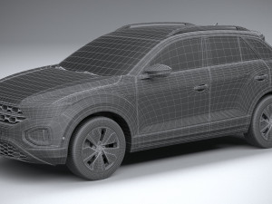 Volkswagen T-Roc LIFE 2023 3D मॉडल
