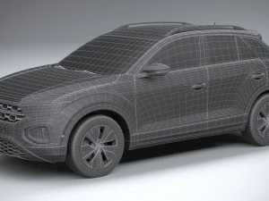Volkswagen T-Roc LIFE 2023 3D Model