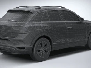 Volkswagen T-Roc LIFE 2023 3D Model