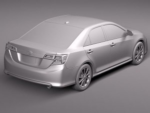 Toyota Camry LE 2012 USA 3D Model