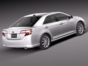 Toyota Camry LE 2012 USA 3D Model