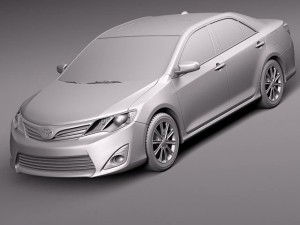 Toyota Camry LE 2012 USA 3D Model