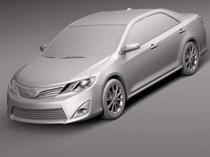 Toyota Camry LE 2012 USA 3D Model