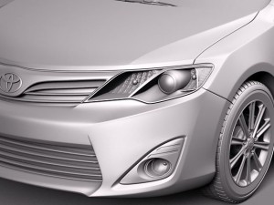 Toyota Camry LE 2012 USA 3D Model