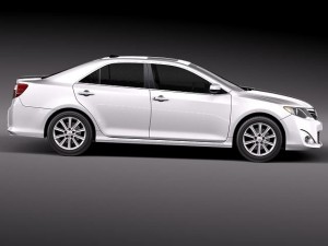 Toyota Camry LE 2012 USA 3D Model