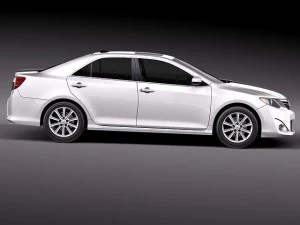 Toyota Camry LE 2012 USA 3D Model