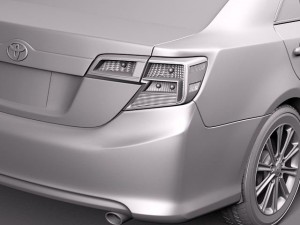 Toyota Camry LE 2012 USA 3D Model