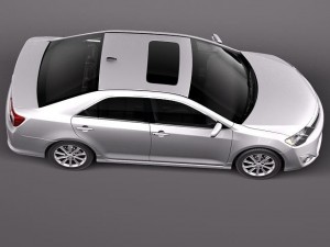 Toyota Camry LE 2012 USA 3D Model
