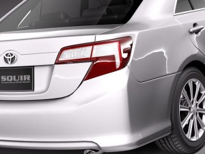 Toyota Camry LE 2012 USA 3D Model