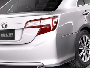 Toyota Camry LE 2012 USA 3D Model