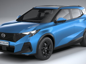 GAC GS3 2023 3D Модель