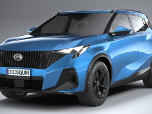GAC GS3 2023 3D Модель