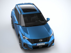GAC GS3 2023 3D Модель
