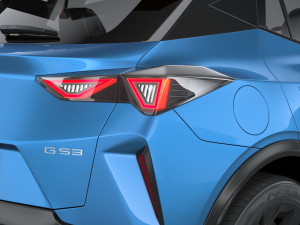 GAC GS3 2023 3D Модель