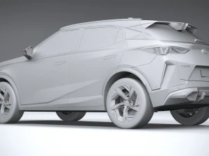 GAC GS3 2023 3D Model