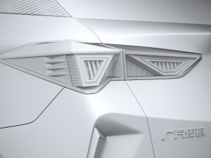 GAC GS3 2023 3D Модель