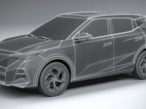 GAC GS3 2023 3D Model