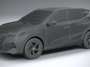 GAC GS3 2023 3D Модель